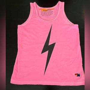 Kids Pink Aviator Nation Tank Top